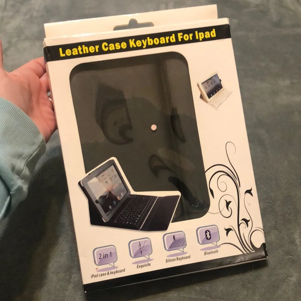 Leather Case Keyboard for iPad